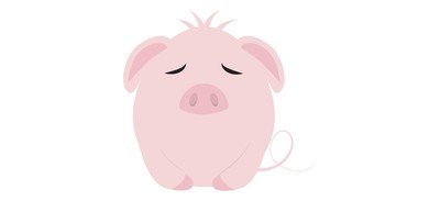 Image for Fat Pig Pigs Piglet Cricut SVG Design