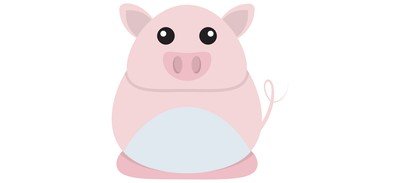 Image for Fat Pig Pigs Piglet Cricut SVG Design