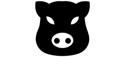 Image for Pig Face Animal Face Animal Cricut SVG Design