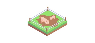 Image for Livestock Pigs Farming Hog Farming Cricut SVG Design