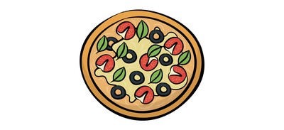 Image for Free Pizza Fast Food Snack Cricut SVG Design