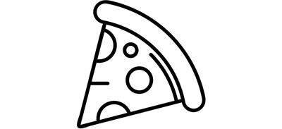 Image for Free Pizza Food Slice Cricut SVG Design