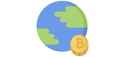 Image for Planet Bitcoin Coin Cricut SVG Design