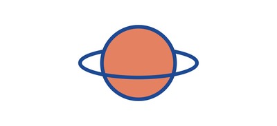 Image for Planet Saturn Space Cricut SVG Design