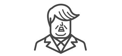 Image for Trump Political Man Politician Cricut SVG Design