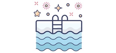 Image for Pool Swimming Pool Exercise Cricut SVG Design