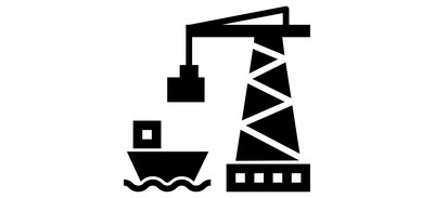 Image for Port Ship Freighter Cricut SVG Design