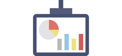 Image for Presentation Graph Analytics Cricut SVG Design