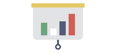 Image for Presentation Graph Analytics Cricut SVG Design