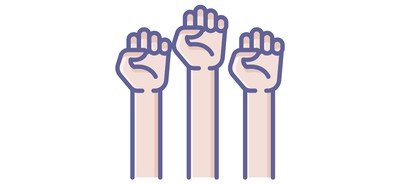 Image for Protest Up Finger Cricut SVG Design