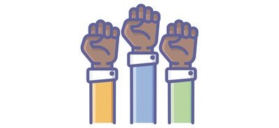 Image for Protest Up Finger Cricut SVG Design