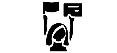 Image for Protest Woman Guide Cricut SVG Design