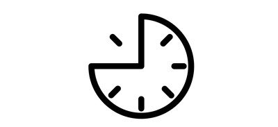 Image for Quarter Timer Clock Cricut SVG Design