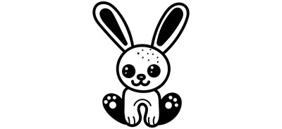 Image for Rabbit Bunny Cute Rabbit Cricut SVG Design