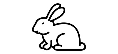 Image for Rabbit Wildlife Animal Cricut SVG Design