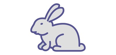 Image for Rabbit Wildlife Animal Cricut SVG Design