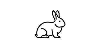 Image for Rabbit Animal Mammal Cricut SVG Design