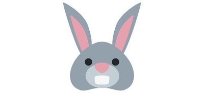 Image for Free Rabbit Face Mammal Cricut SVG Design