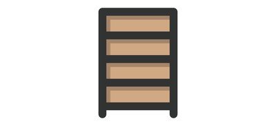 Image for Rack Library Furniture Cricut SVG Design