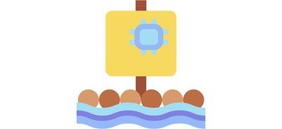 Image for Raft Boat River Cricut SVG Design