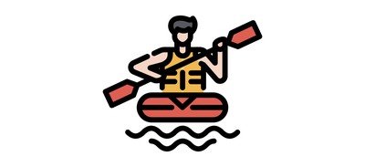 Image for Rafting River Boat Cricut SVG Design