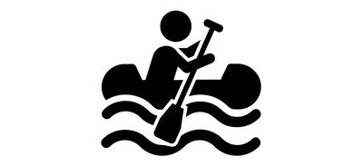 Image for Rafting Rowboat Water Sports Cricut SVG Design