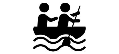 Image for Rafting Rowboat Water Sports Cricut SVG Design