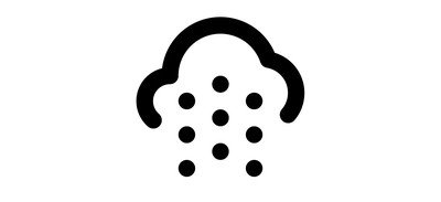 Image for Free Rain Rainy Rainfall Cricut SVG Design