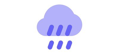 Image for Rain Rainy Rainfall Cricut SVG Design