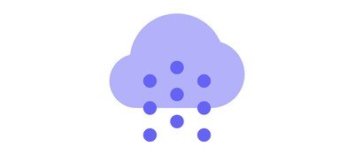 Image for Rain Rainy Rainfall Cricut SVG Design