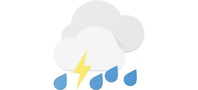 Image for Storm Rain Thunder Cricut SVG Design