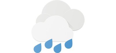 Image for Rain Hard Storm Cricut SVG Design