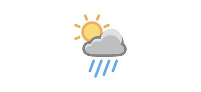 Image for Free Rain Sun Weather Cricut SVG Design