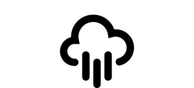 Image for Free Rain Weather Downpour Cricut SVG Design