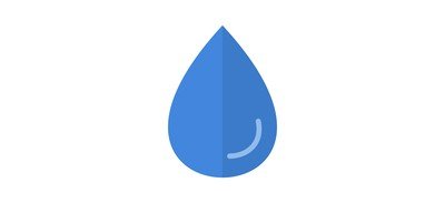 Image for Free Rain Drop Water Cricut SVG Design