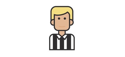 Image for Man Sport Referee Cricut SVG Design