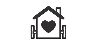 Image for Resolution House Heart Cricut SVG Design