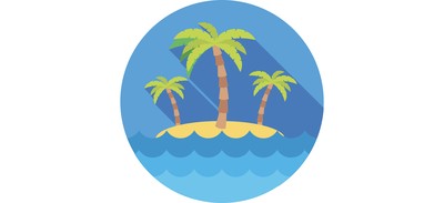 Image for Resort Beach Trees Cricut SVG Design