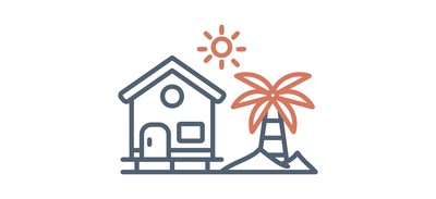 Image for Resort Beach Beach House Cricut SVG Design