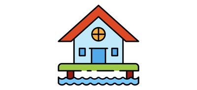 Image for Resort Beach Hut Beach House Cricut SVG Design