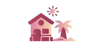 Image for Resort Beach Beach House Cricut SVG Design