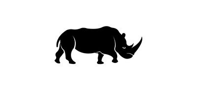 Image for Rhinoceros Animal Rhino Cricut SVG Design