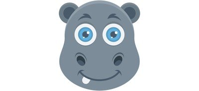 Image for Rhinoceros Hippopotamus Rhino Cricut SVG Design