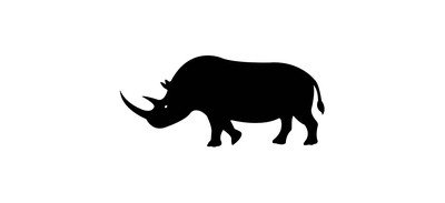 Image for Animalia Rhino Rhinoceros Cricut SVG Design