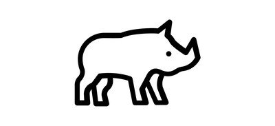 Image for Rhinoceros Animal Rhino Cricut SVG Design