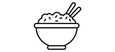 Image for Rice Bowl Food Cooked Rice Cricut SVG Design