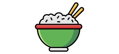 Image for Rice Bowl Food Cooked Rice Cricut SVG Design