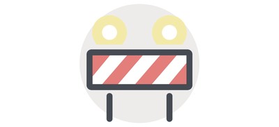 Image for Road Blocker Warning Cricut SVG Design