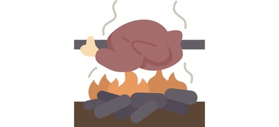 Image for Roasting Chicken Bonfire Cricut SVG Design