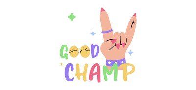 Image for Rock Sign Good Champ Rock Hand Cricut SVG Design